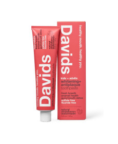 Davids Whitening + Antiplaque Strawberry Watermelon Зубная паста для детей и взрослых со вкусом арбуз-клубника - Написать отзыв