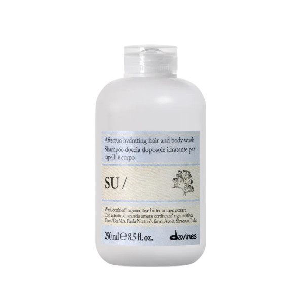 Davines SU Hair & Body Wash Зволожувальний шампунь-гель для волосся та тіла після сонця