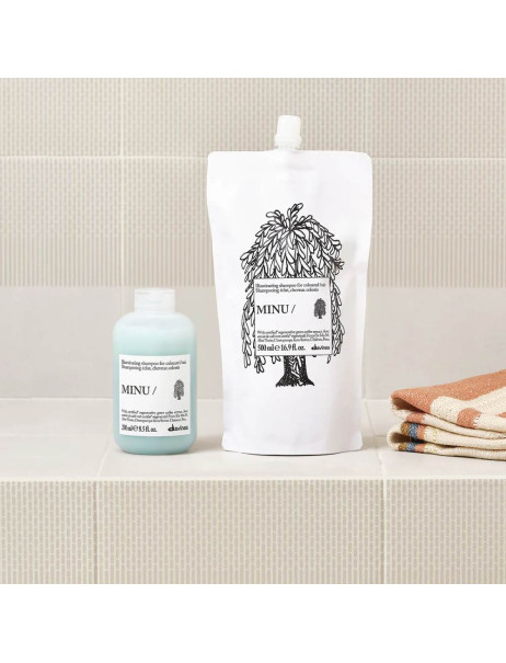 Davines MINU Shampoo Refill Шампунь для блиску та збереження кольору фарбованого волосся (рефіл)