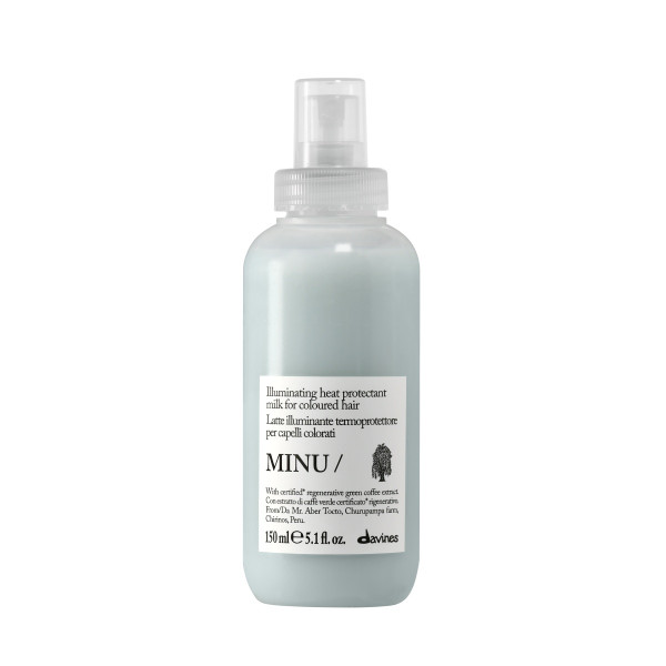 Davines MINU Milk Термозахисне молочко для блиску та збереження кольору фарбованого волосся
