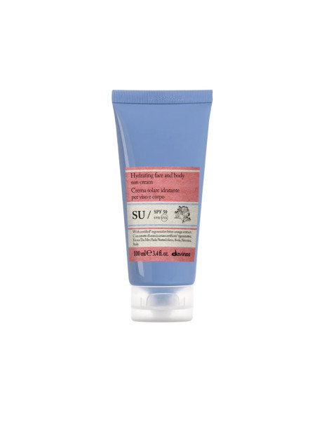 Davines SU Hydrating SPF 50 Face & Body Sun Cream Зволожувальний сонцезахисний крем для обличчя та тіла