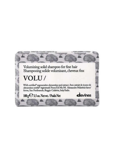 Davines VOLU Shampoo Bar Твердий шампунь для надання об'єму тонкому та ослабленому волоссю