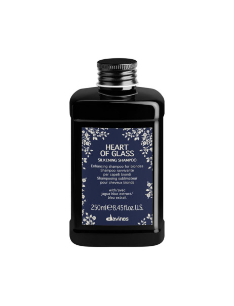 Davines Heart Of Glass Silkening Shampoo Шампунь для підтримки кольору та шовковистості волосся (оновлена формула)