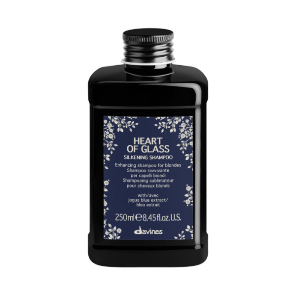 Davines Heart Of Glass Silkening Shampoo Шампунь для підтримки кольору та шовковистості волосся (оновлена формула)
