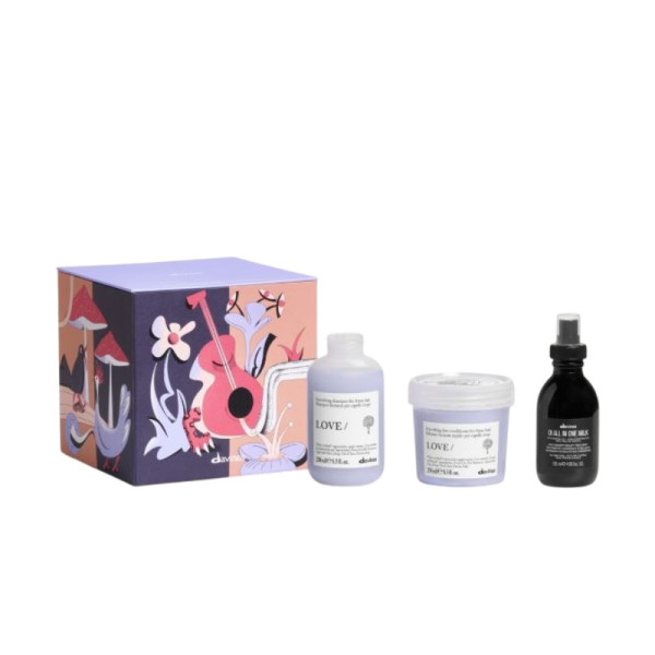 Davines Love Smooth Kit Подарунковий набір для розгладження неслухняного волосся