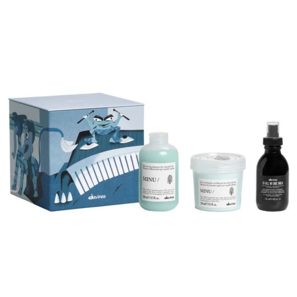 Davines MINU Kit Подарунковий набір для захисту кольору фарбованого волосся
