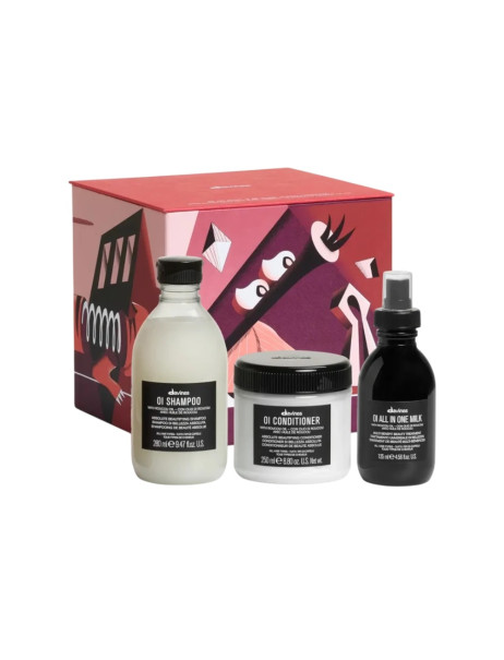 Davines OI Milk Kit Подарочный набор для мягкости и легкого расчесывания волос