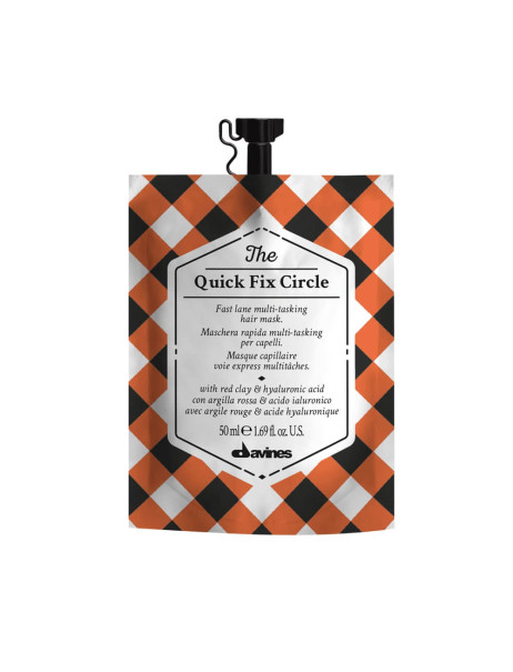Davines The Quick Fix Circle Маска для миттєвого зволоження і розгладження структури волосся