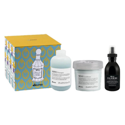 Davines MINU Box «Whimsicle Peacocks» Подарочный набор для окрашенных волос