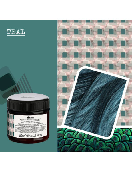 Davines Alchemic Creative Teal Кондиціонер з прямими пігментами для підсилення кольору волосся Бірюзовий