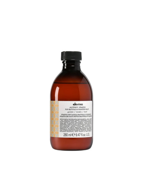 Davines Alchemic Shampoo Golden Шампунь з прямими пігментами для підсилення кольору волосся Золотий
