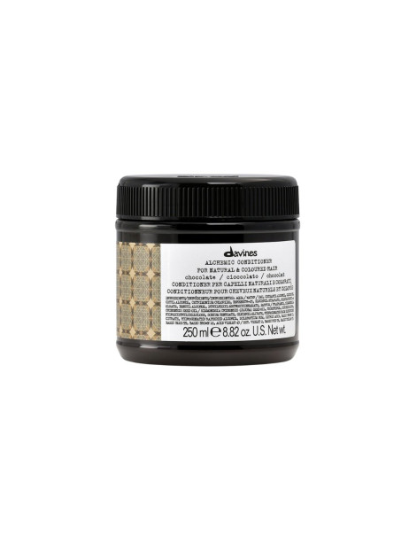 Davines Alchemic Conditioner Chocolate Кондицiонер з прямими пігментами для підсилення кольору волосся Шоколад