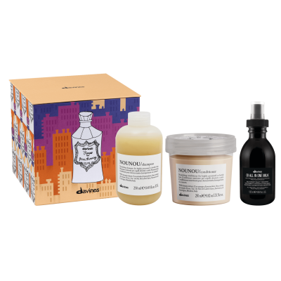 Davines NOUNOU & OI Box «Green Chimneys» Подарунковий набір для пошкодженого і ламкого волосся