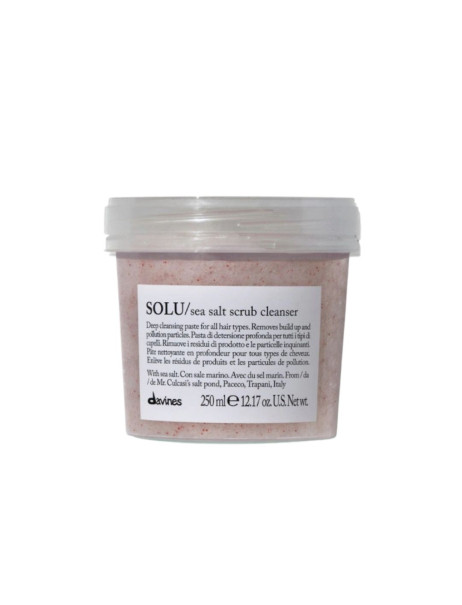 Davines SOLU Sea Salt Scrub Cleanser Очищаюча паста-скраб з морською сіллю