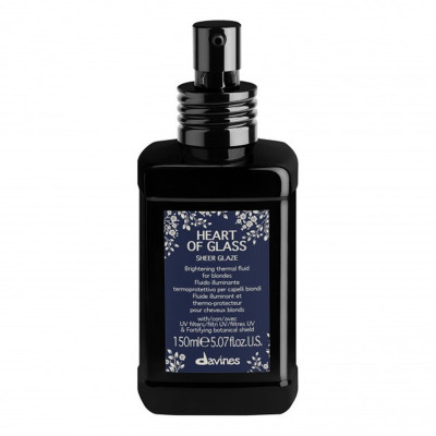 Davines Heart of Glass Sheer Glaze Термозахисний флюїд для блонду, що підсилює блиск