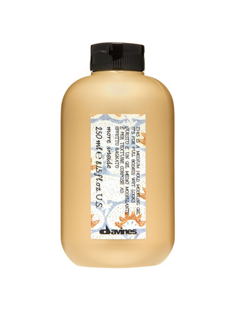 Davines More Inside Medium Hold Modeling Gel Моделирующий гель средней фиксации для создания эффекта мокрых волос