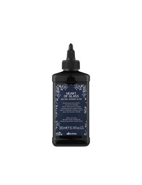 Davines Heart of Glass Instant Bonding Glow Зміцнювальна сироватка для екстраблиску блонду