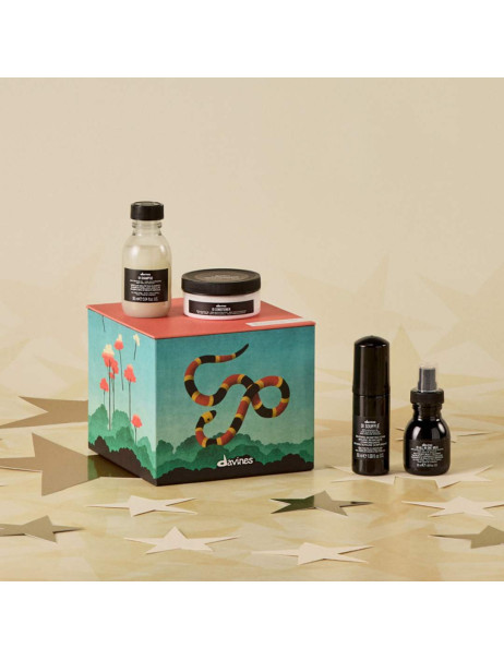 Davines OI MINI Discovery Box The Elegant Tropic Forest Kit Подарунковий набір Для всіх типів волосся