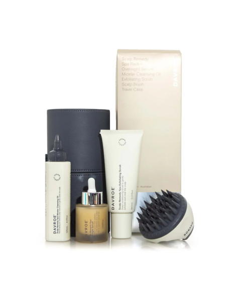 Davroe Scalp Remedy Spa Pack Набір продуктів для догляду за шкірою голови та волоссям
