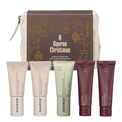 Davroe Christmas Moisture Senses Travel Pack Різдвяний тревел набір для зволоження волосся