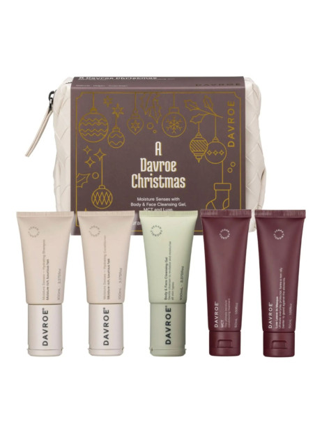 Davroe Christmas Moisture Senses Travel Pack Рождественский тревел набор для увлажнения волос