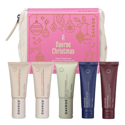Davroe Christmas Repair Senses Travel Pack Різдвяний тревел набір для відновлення волосся
