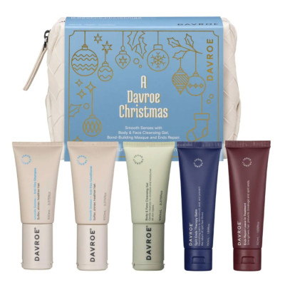 Davroe Christmas Smooth Senses Travel Pack Різдвяний тревел набір для гладкості волосся