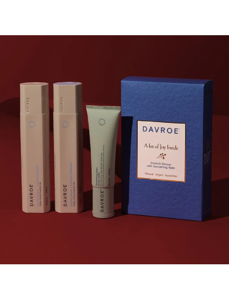 Davroe Xmas Smooth Trio Pack Різдвяний набір для гладкості волосся