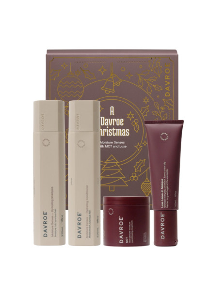 Davroe Christmas Moisture Senses Quad Pack Різдвяний набір для зволоження волосся