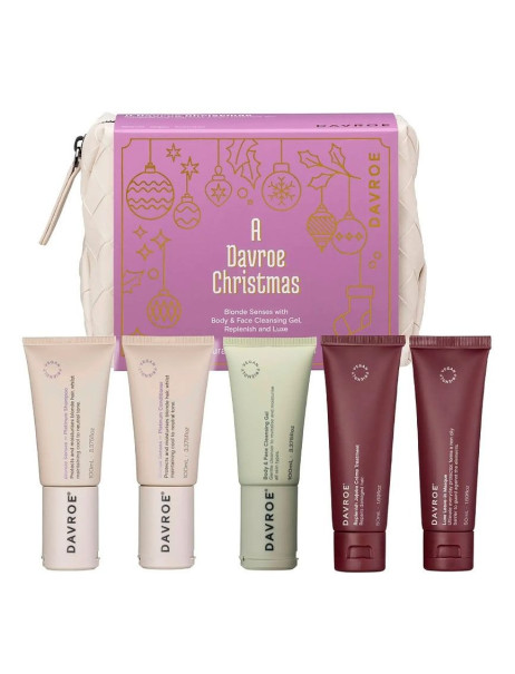 Davroe Christmas Blonde Senses Travel Pack Рождественский тревел набор для блонда
