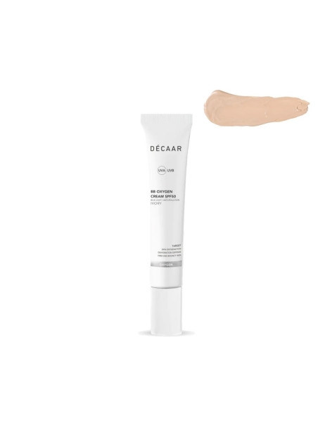 Décaar BB Oxygen Cream SPF 50 Ivory ВВ-крем кисневий SPF 50 з перфтордекаліном Слонова кістка