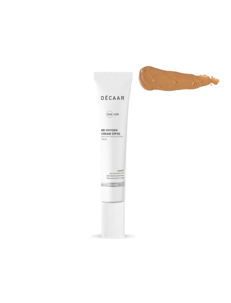 Décaar BB Oxygen Cream SPF 50 Tan ВВ-крем кисневий SPF 50 з перфтордекаліном Засмага