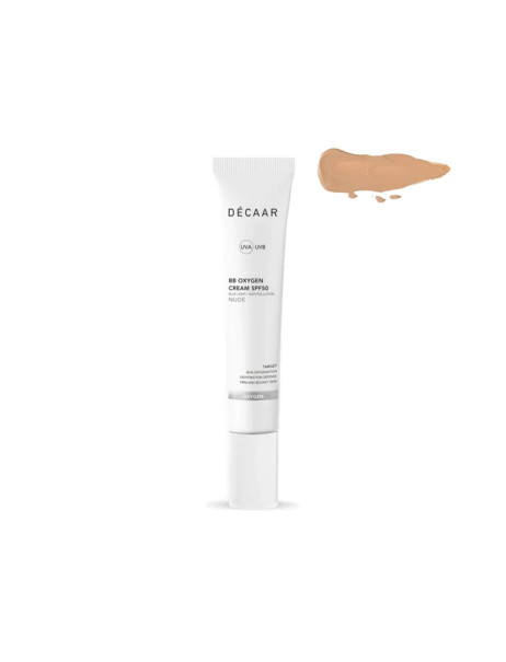 Décaar BB Oxygen Cream SPF 50 Nude ВВ-крем кисневий SPF 50 з перфтордекаліном Нюд