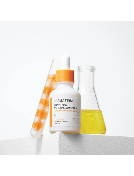 DermAfirm Peptology Boosting Niacinamide Vita C+ Сироватка бустер з ніацинамідом та вітаміном C