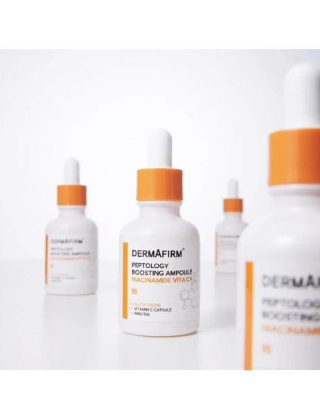 DermAfirm Peptology Boosting Niacinamide Vita C+ Сироватка бустер з ніацинамідом та вітаміном C