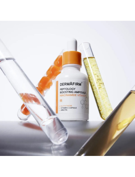 DermAfirm Peptology Boosting Niacinamide Vita C+ Сироватка бустер з ніацинамідом та вітаміном C