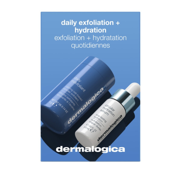 Dermalogica Daily Exfoliation + Hydration Тревел дует "Щоденна ексфоліація та зволоження шкіри"