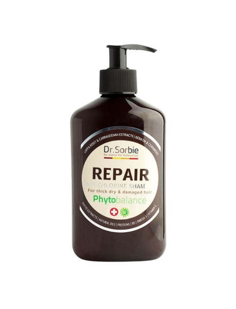 Dr.Sorbie Repair Shampoo Восстанавливающий фитошампунь-антихлор