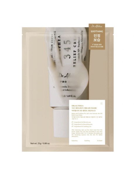 Dr.Althea 345 Relief Cream Mask Восстановительная тканевая маска с кремовой эссенцией
