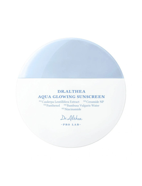 Dr.Althea Aqua Glowing Sunscreen SPF50+ Увлажняющий солнцезащитный крем с пантенолом