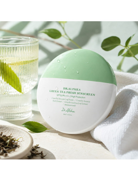 Dr.Althea Green Tea Fresh Sunscreen SPF50+ Солнцезащитный крем с экстрактом зеленого чая