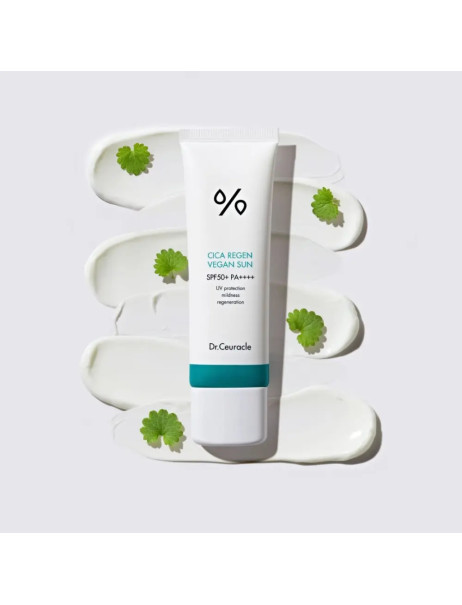 Dr.Ceuracle Cica Regen Vegan Sun Set Набор солнцезащитных веганских кремов с центеллой