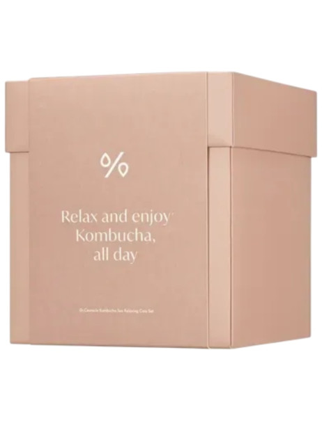 Dr.Ceuracle Vegan Kombucha Tea Relaxing Care Set Веганский набор с экстрактом комбучи и черного чая, 3 в 1