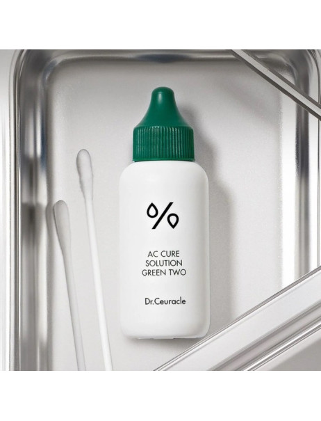 Dr.Ceuracle AC Care Solution Green Two Успокаивающая сыворотка для проблемной кожи