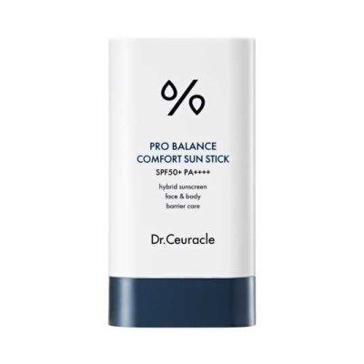Dr.Ceuracle Pro Balance Sun Stick SPF50+ PA++++ Солнцезащитный стик с пробиотиками для лица и тела