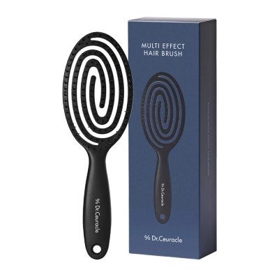 Dr.Ceuracle Multi Effect Hair Brush Многофункциональная щетка с двойной антистатической щетиной и эргономичным дизайном