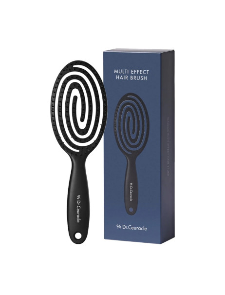 Dr.Ceuracle Multi Effect Hair Brush Многофункциональная щетка с двойной антистатической щетиной и эргономичным дизайном