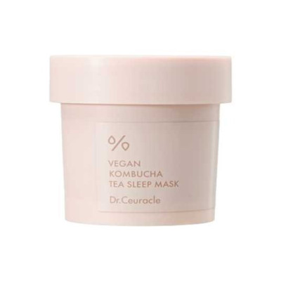 Dr.Ceuracle Vegan Kombucha Tea Sleep Mask Веганская увлажняющая антиоксидантная маска для лица с экстрактом комбучи и бакучиолом