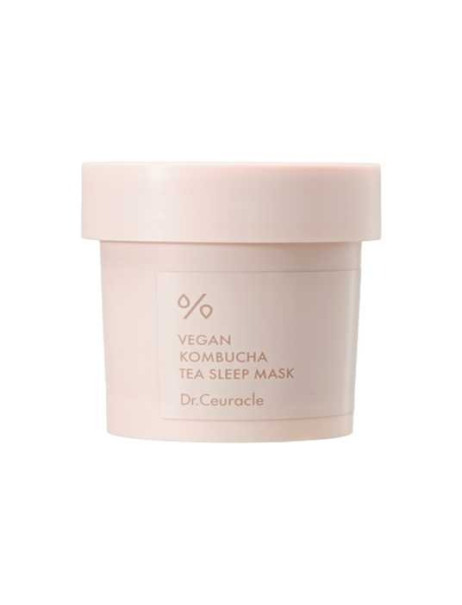 Dr.Ceuracle Vegan Kombucha Tea Sleep Mask Веганська зволожуюча антиоксидантна маска для обличчя з екстрактом комбучі та бакучіолом