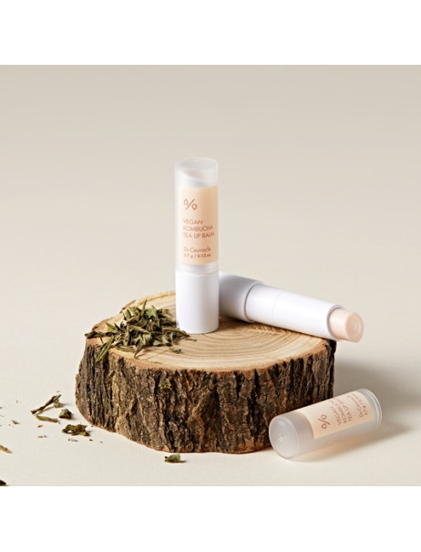 Dr.Ceuracle Vegan Kombucha Tea Lip Balm Увлажняющий бальзам для губ с экстрактом комбучи